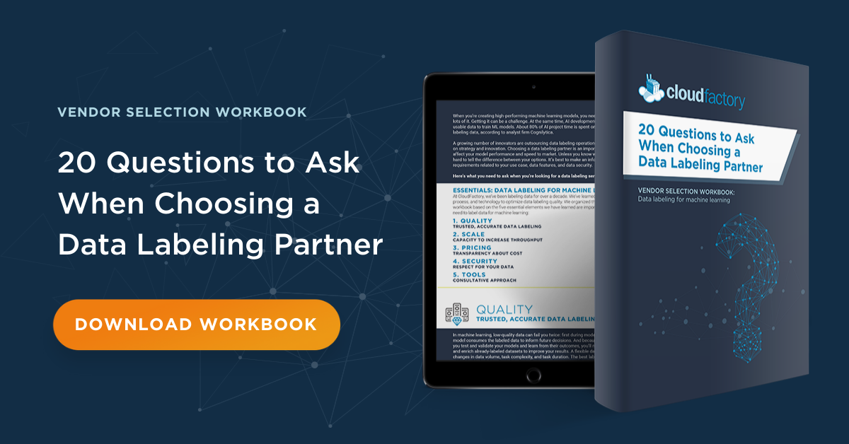 20 Critical Questions to Ask Data Labeling Providers